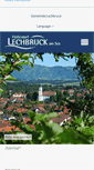 Mobile Screenshot of lechbruck.de